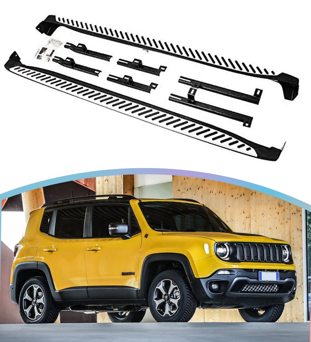 2Pcs Running Board Fit for 2015-2026 JEEP Renegade Side Step Car