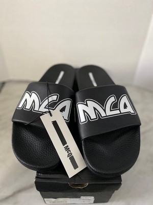 McQ by Alexander McQueen Logo Canvas Slides Sz 12 EU 45 McQ by Alexander McQueen | Shoes | Mcq By Alexander Mcqueen  main image 2