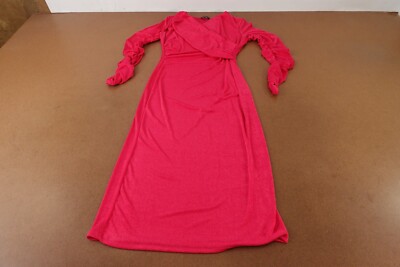 boohoo pink midi dress Pink The Midi Dress