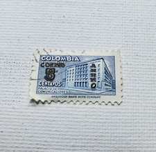 Colombia Sobretasa Para Construccion 5 Centavos Postage Stamp 04/113
