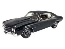 1970 Chevrolet Chevelle SS 454 - Black Diecast 1:18 Scale Model - ACME A1805527