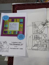 Quilt Pattern, Plus Embroidery Stash Management 101 