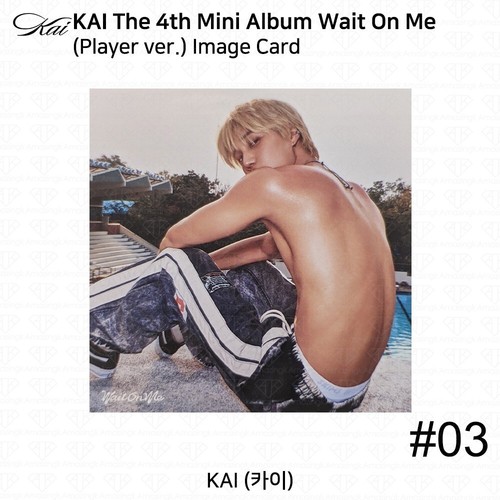 Kai 4th Mini Album Wait On Me Photobook/Player/Sleeve/Wing Official Photocard - Picture 62 of 76