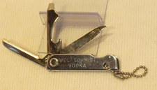 Vintage 3-Blade Pocket Knife WOLFSCHMIDT VODKA, Advertising, General Wine, NYC