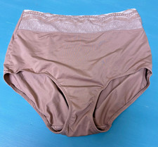 Warner's  Women's Brief Underwear Panty Polyester Blend Lace Trim Medium