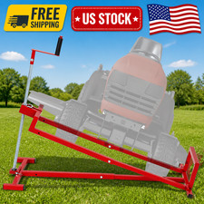 800Lb Heavy Duty Lawn Tractor Lift Jack - Fol...