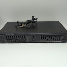 Vintage Teac EQA-5 10 Band Graphic Equalizer Audio Stereo Equipment Works