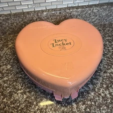 RARE VINTAGE 1992 LUCY LOCKET POLLY POCKET LARGE CARRY N PLAY SET DREAM HOUSE