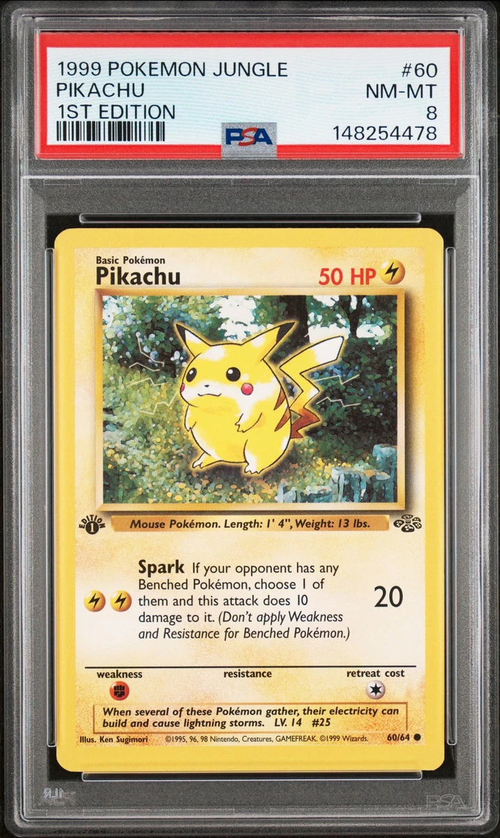 Pikachu Pokémon TCG Professional Sports Authenticator (PSA