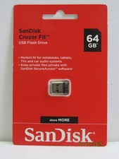 SANDISK 64GB CRUZER FIT USB FLASH DRIVE MZ12 