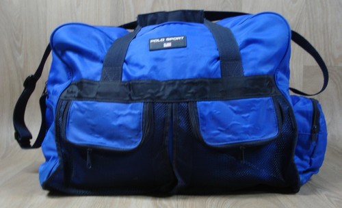 Vintage Polo Sport Ralph Lauren Seesack Fitness Netztaschen Weekender blau sehr guter Zustand - Bild 2 von 22