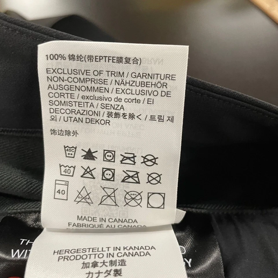 ARC'TERYX Ski Guide Bib Pant Men's Size L Black 25495 - Image 2 of 4