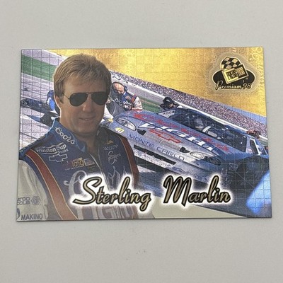 1998 Premium Press Pass - Sterling Marlin #50 Nascar Racing - Coors Light