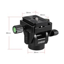 Andoer M-12 Monopod Tilt Head Panoramic Head Telephoto Bird Watching With Quick