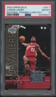 2004 Upper Deck National Trading Card Day LeBron James PSA 8