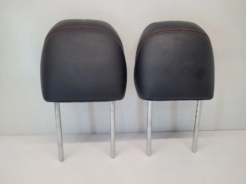 13-16 DODGE DART DERECHO DERECHO IZQUIERDO REPOSACABEZAS DELANTERO CUERO NEGRO 1UK53DX9AB Foto 3 de 4