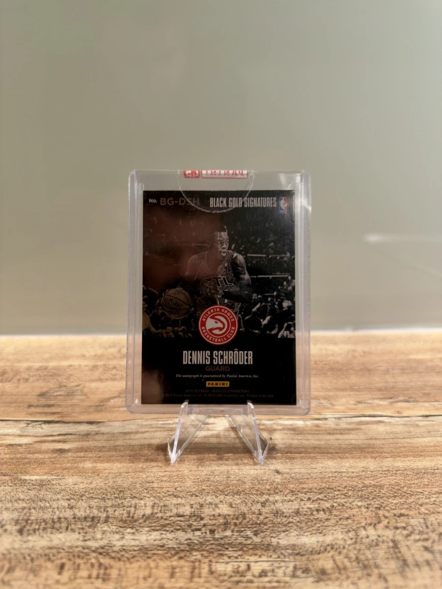 Dennis Schröder Black Gold Signature Sealed /99 2015-16
