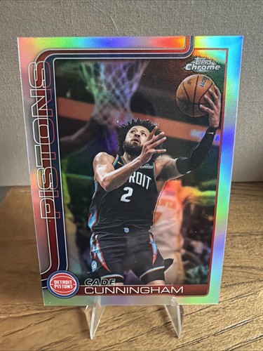 2025-26 Topps Chrome Update Basketball Cade Cunningham REFRACTOR #6 Pistons