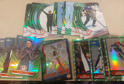 Green Refractor /99 2026 Topps Chrome US USA Winter Olympics Pick Card List