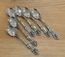 Lion by Frank Smith/Wallace Silversmiths: Sterling Silver Ice Cream Fork 5-1/2"