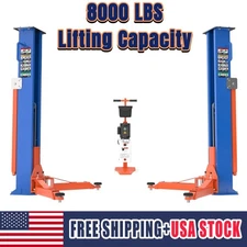 NEW 8000LB 2 Post Car Lift Automotive Hoist Equipment Heavy Duty Garage Workshop