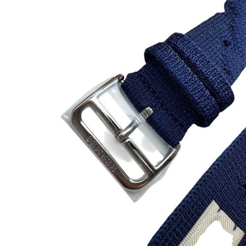 Apple Watch Hermès Trico Nylon Unit Torsade Navy Band 42/44/45/46/49mm - 第 5/9 張圖片
