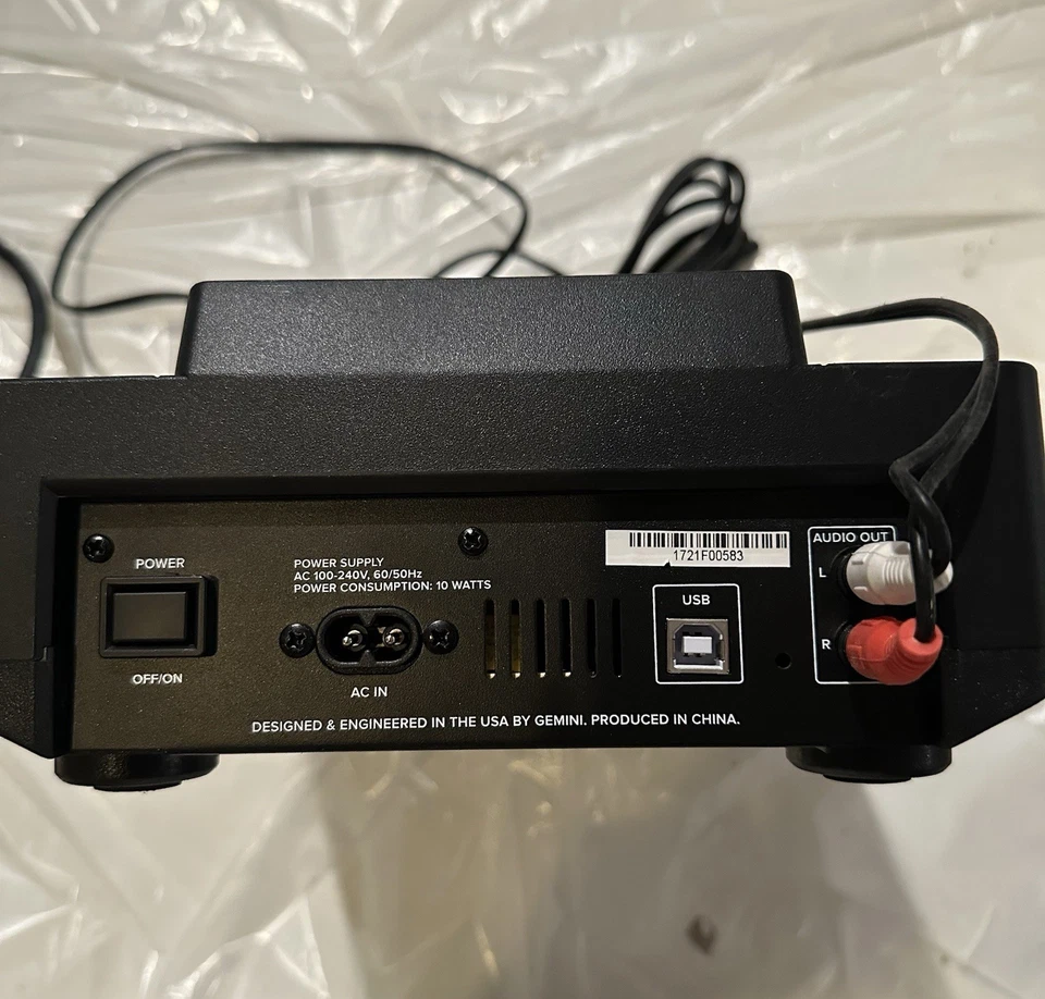 Gemini MDJ-500 Professional Media Player Black - Image 3 of 4