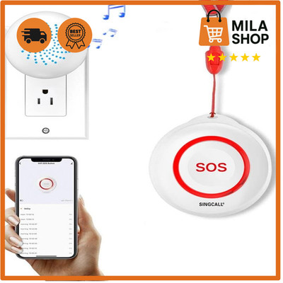 Tuya WiFi Smart Senioren Notruf Rufsystem 1 wasserdicht Notruf Pflege App Alarm