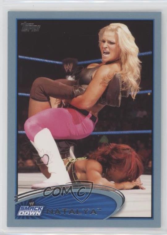 2012 Topps WWE Blue Natalya #60 1j8