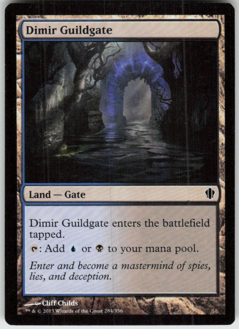 Dimir Guildgate 284 C13 Common Moderately Played