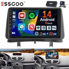 DAB+ Android14 Apple Carplay Car Stereo GPS FM/RDS  For Renault Clio 3 2006-2014