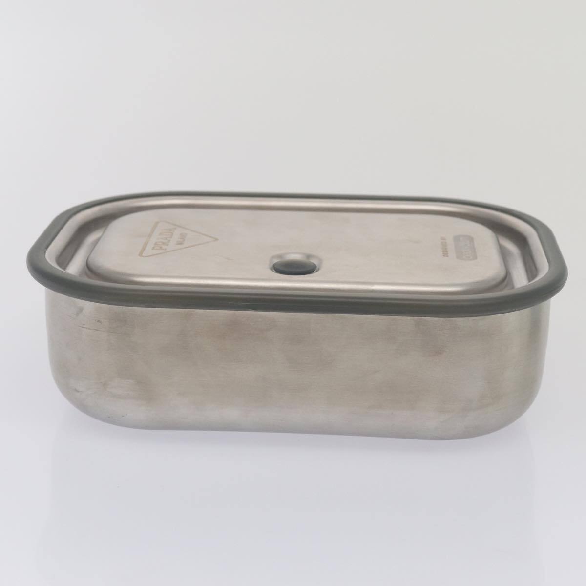 PRADA LUNCH BOX OUTDOOR COLLECTION BLACK BLUM ACCIAIO 2UP001