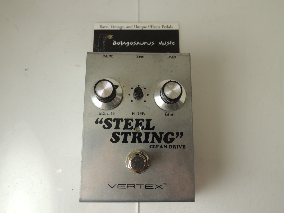 Vertex Steel String Clean Drive Overdrive Effects Pedal Free