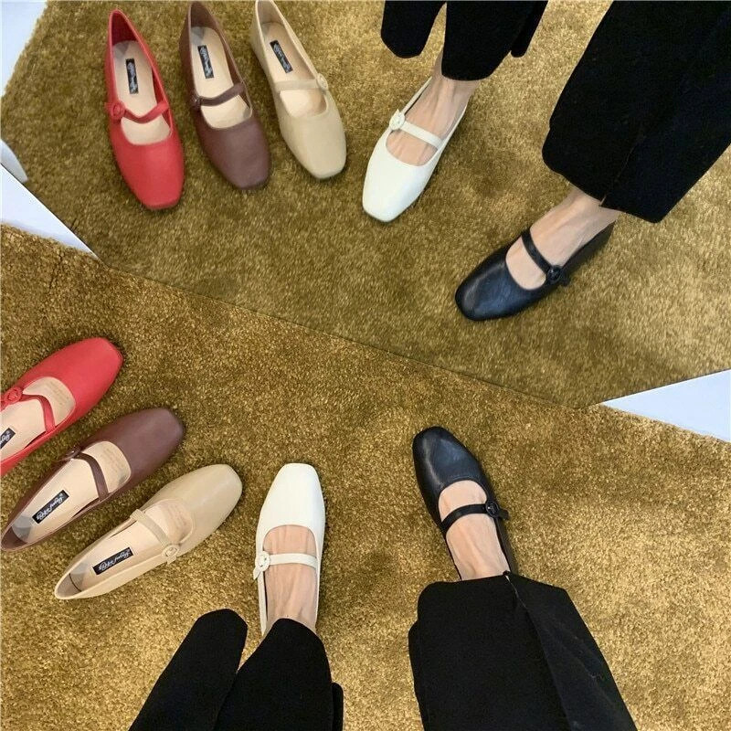 Disposable shop ballet flats