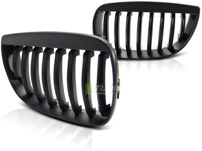 Rejilla delantera for BMW Serie 1 E87 E81 04-07 Negro Envío gratuito GRBM39WL XI