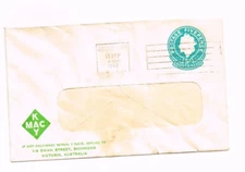 1962 QEII 5d advertising PSE MACKAY ( Machinery       )