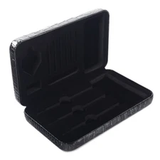 CUESOUL Luxury Dart Case Professional PU Dart Box for Steep/Soft Tip Darts-Black