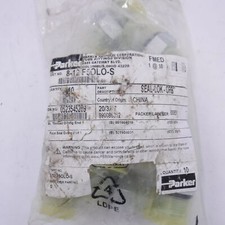 Lot of 10 Parker 8-12 F5OLO-S Straight Thread Connector