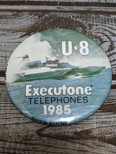 Executone U-8 Hydroplane Race Boat Pin