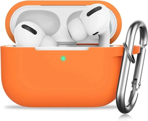 Nuova custodia in silicone auricolare protettiva per Apple Airpods custodia di ricarica clip - Foto 14 di 14