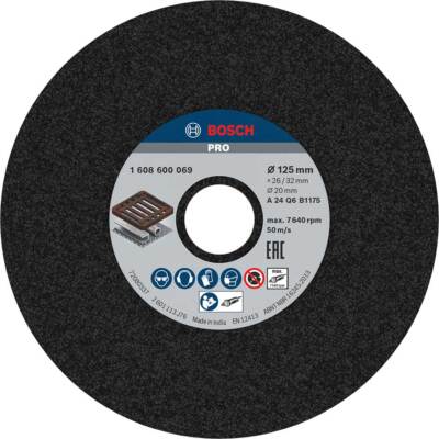 Bosch PRO Geradschleifscheibe 125mm 24g