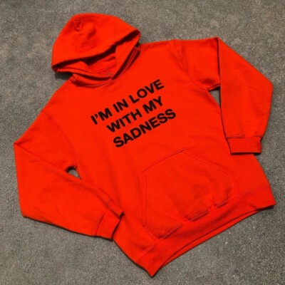 Anti Social Social Club I'm In Love With My Sadness Orange Hoodie