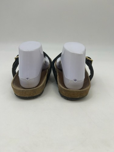 Sandalias de tanga de terciopelo negras para mujer Prada talla 39,5 hechas en Italia - Imagen 5 de 11