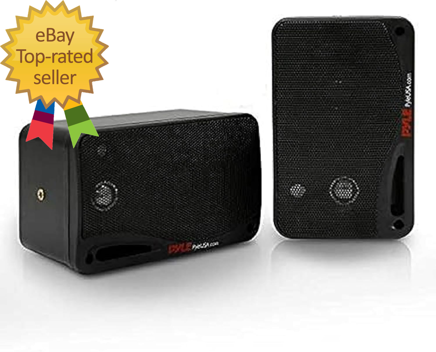 Portable Outdoor Waterproof Bluetooth Speaker 3.5 Inch 3-Way Active Passive Pair  -image