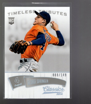 A5575- 2014 Klassiker Zeitlose Ehrungen Silber #167 George Springer /149 - NM-MT