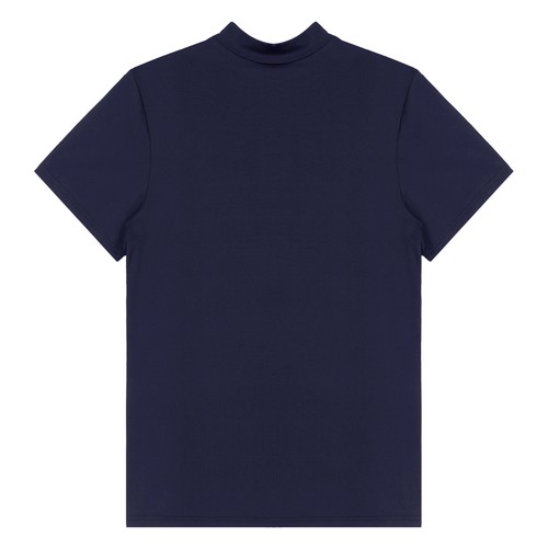 Mens Mock Neck T-shirts Short Sleeves Undershirt Solid Color Slim Fit Tops - Picture 39 of 61