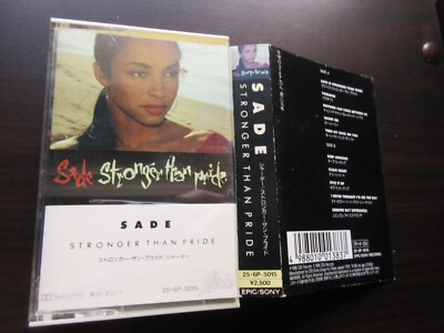 Sade Stronger Than Pride Japan Cassette Tape in 1988 25 6P-5015