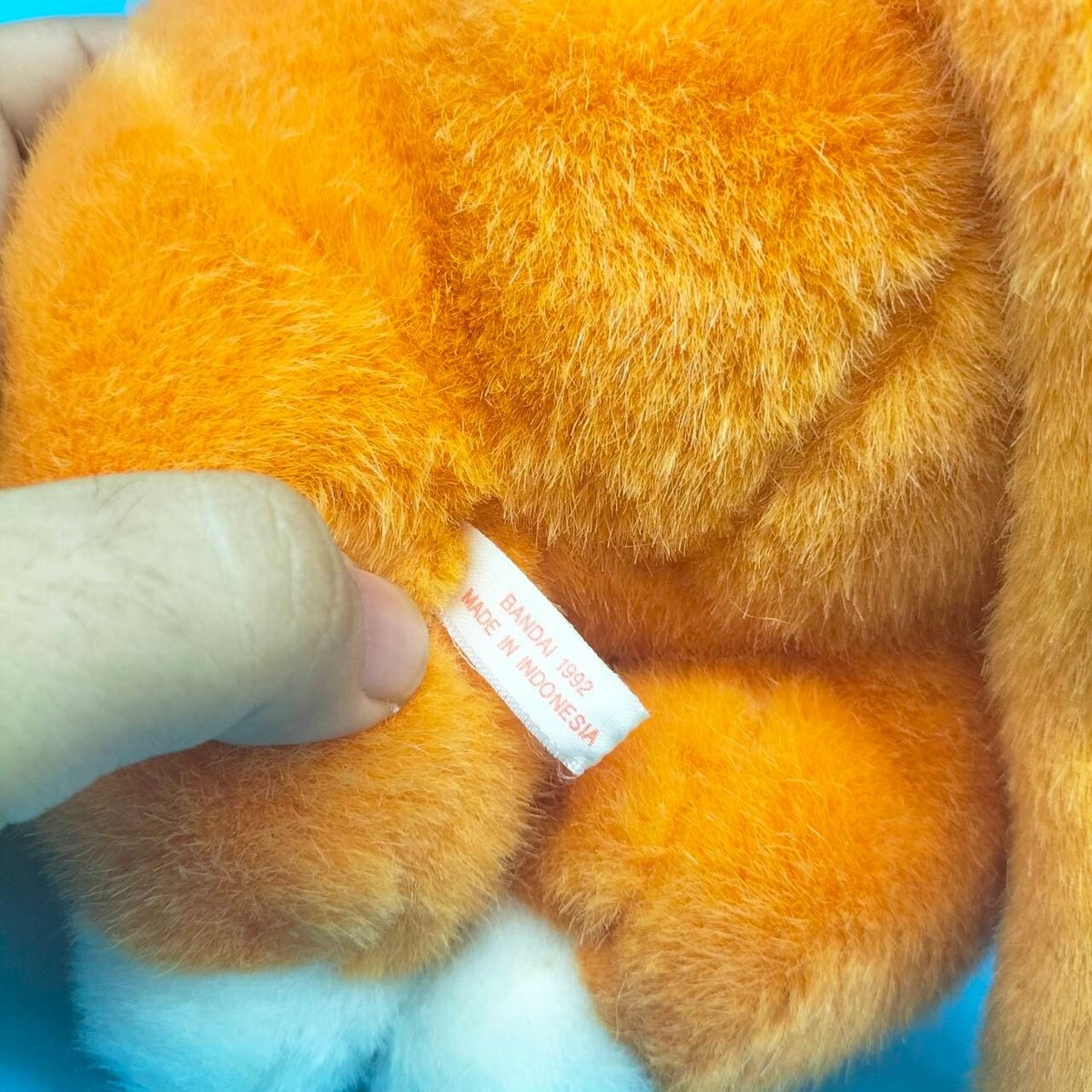Mikan Enikki Kusanagi Mikan Cat Orange BANDAI Original Plush 11