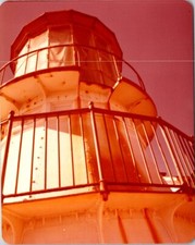 View looking up close to Point Reyes Lighthouse CA Found Photo V1798