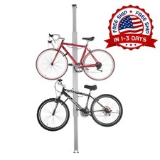 Portabicicletas de aluminio para almacenamiento o exhibici n de dos bicicletas